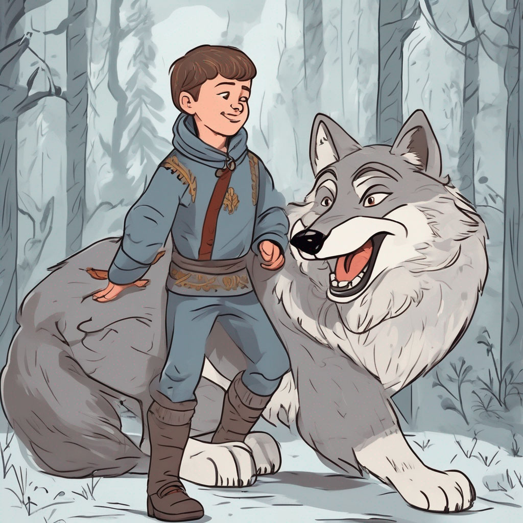 Ivan-Tsarevich i seryj volk