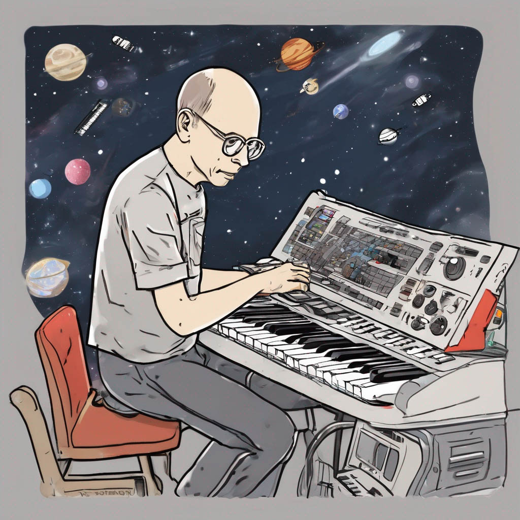 Prokofiev suona nello spazio una tastiera Casio