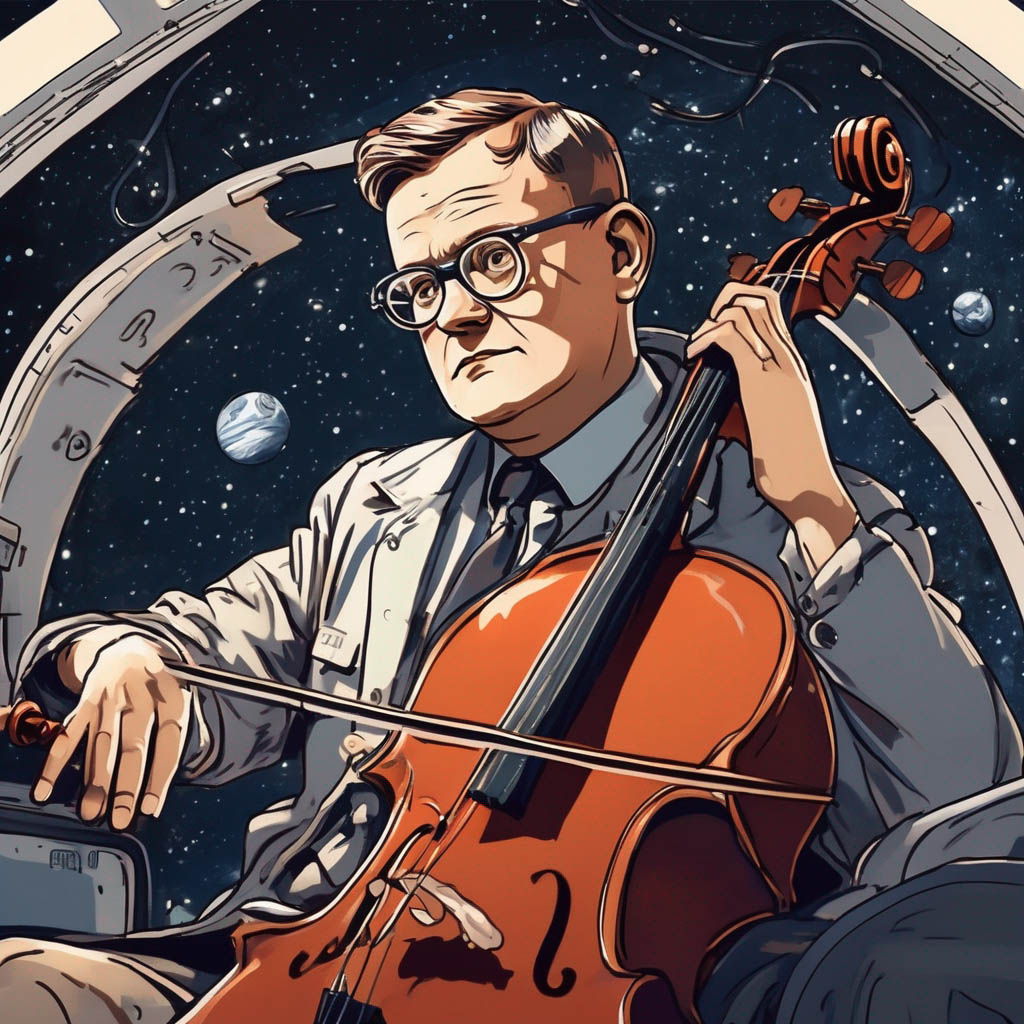 Shostakovich che suona nello spazio
